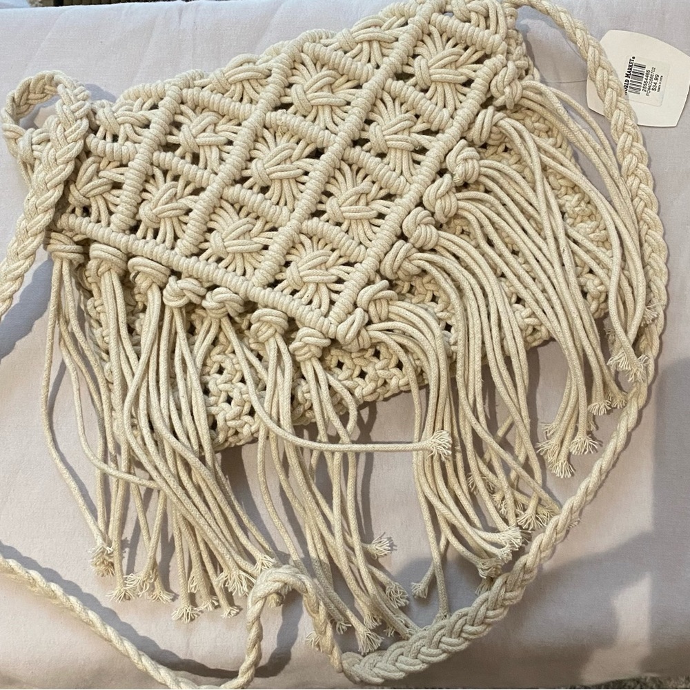 NWT Crochet handbag